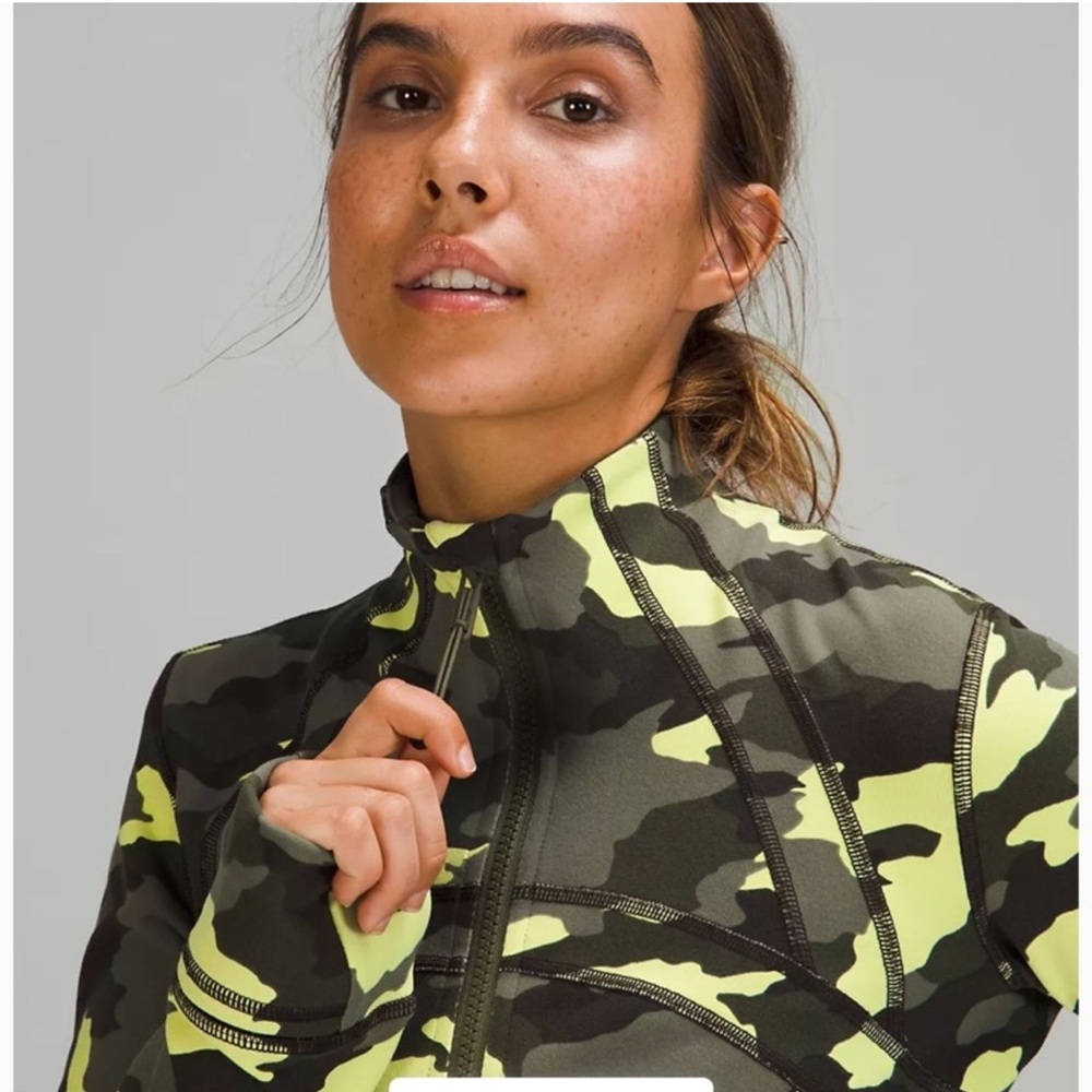 Lululemon Define Jacket Heritage 365 Camo Crispin Green Multi
